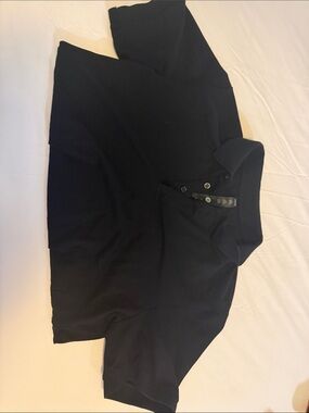 Mier Men's Black Polo Shirt - Clean Performance Style